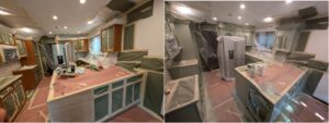 Sage Green Kitchen Cabinet Painting